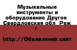 Музыкальные инструменты и оборудование Другое. Свердловская обл.,Реж г.